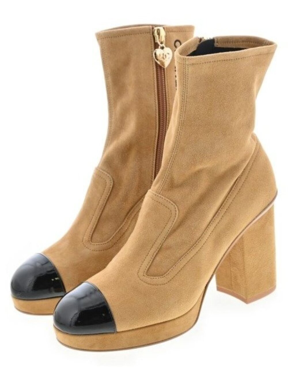 Chanel Boots Beige